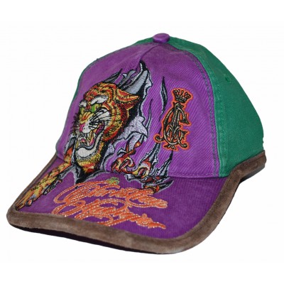 Christian Audiger Forever Kids Green & Purple Youth Tiger Style Cap Hat 613 yrs  eb-55719766